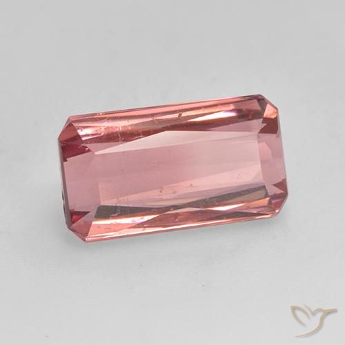 Tormalina Rosa intenso naturale da 2.64 ct, Ottagonale / Taglio smeraldo, SI