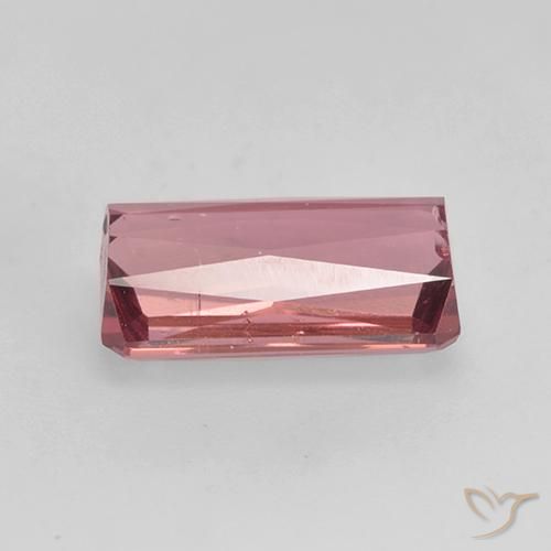 Tormalina Rosa intenso naturale da 2.64 ct, Ottagonale / Taglio smeraldo, SI