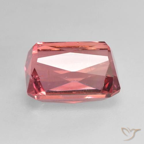 Tormalina Rosa intenso naturale da 2.61 ct, Ottagonale / Taglio smeraldo, SI