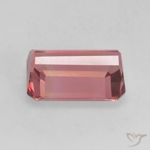 Tormalina Rosa arancio intenso Deep naturale da 2.49 ct, Ottagonale / Taglio smeraldo, VVS-VS
