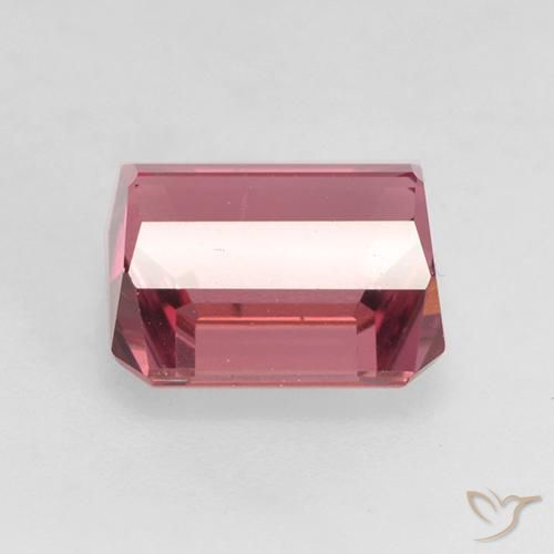 Tormalina Rosa rossastra naturale da 2.43 ct, Ottagonale / Taglio smeraldo, SI