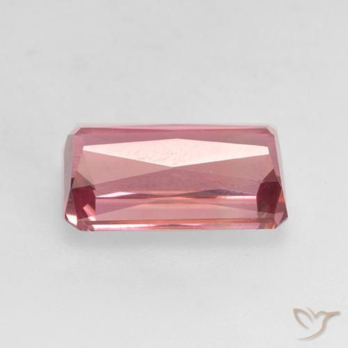 Tormalina Rosa scuro naturale da 2.42 ct, Ottagonale / Taglio smeraldo, VVS-VS