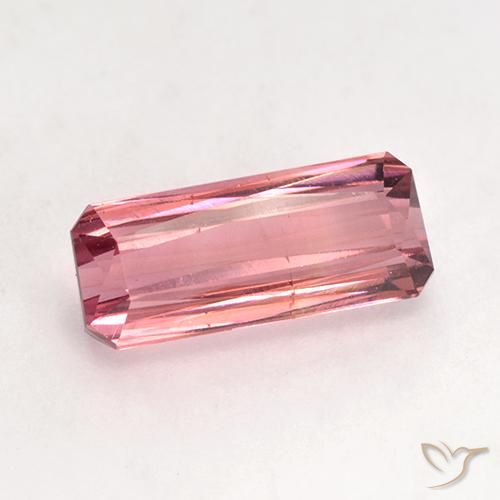 Tormalina Rosa medio naturale da 3.08 ct, Ottagonale / Taglio smeraldo, VS