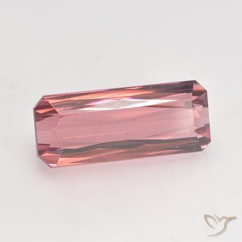 Tormalina Rosa arancio naturale da 3.39 ct, Ottagonale / Taglio smeraldo, VVS-VS