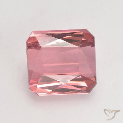 Tormalina Rosa medio naturale da 3.10 ct, Ottagonale / Taglio smeraldo, VS