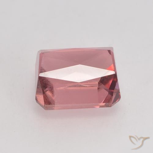 Tormalina Rosa medio naturale da 3.10 ct, Ottagonale / Taglio smeraldo, VS