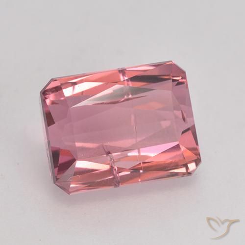 Tormalina Viola reale naturale da 3.41 ct, Ottagonale / Taglio smeraldo, SI