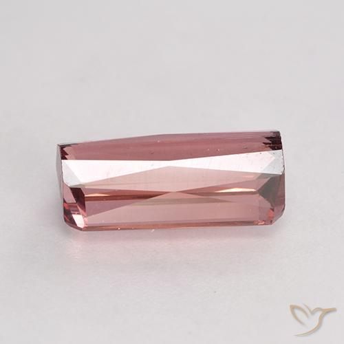 Tormalina Rosa arancio naturale da 3.47 ct, Ottagonale / Taglio smeraldo, SI
