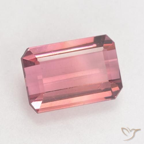 Tormalina Rosa medio naturale da 3.15 ct, Ottagonale / Taglio smeraldo, VS