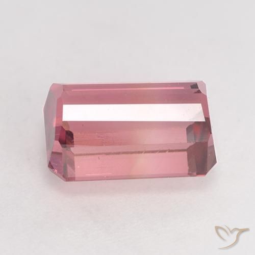 Tormalina Rosa medio naturale da 3.15 ct, Ottagonale / Taglio smeraldo, VS