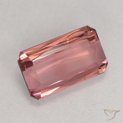 Tormalina Rosa medio naturale da 3.01 ct, Ottagonale / Taglio smeraldo, VS