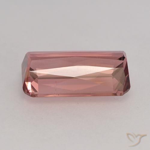 Tormalina Rosa medio naturale da 3.01 ct, Ottagonale / Taglio smeraldo, VS
