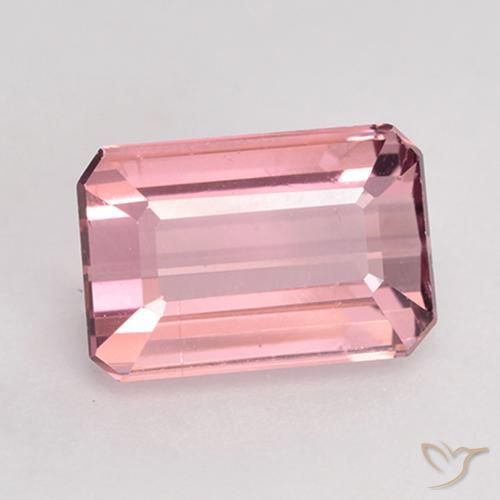 Tormalina Gomma da masticare rosa chiaro naturale da 1.85 ct, Ottagonale / Taglio smeraldo, VVS-VS