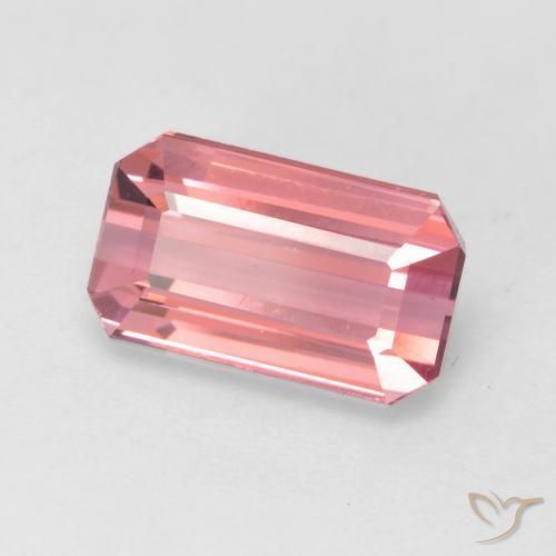 Tormalina Rosa gomma da masticare naturale da 2.11 ct, Ottagonale / Taglio smeraldo, VVS-VS