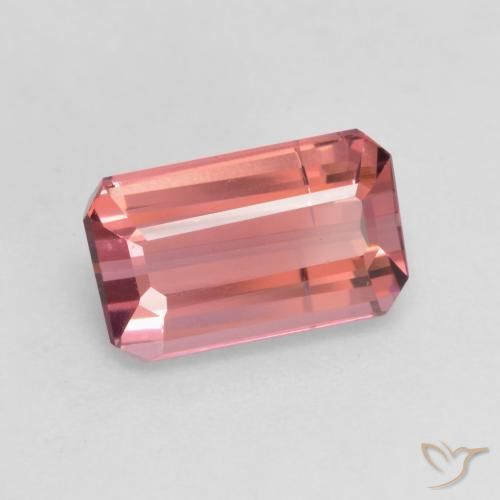 Tormalina Rosa palissandro naturale da 2.00 ct, Ottagonale / Taglio smeraldo, SI