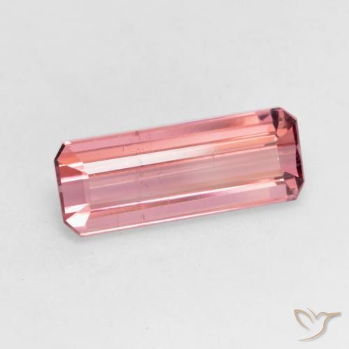 Tormalina Rosa arancio naturale da 2.19 ct, Ottagonale / Taglio smeraldo, VS-SI