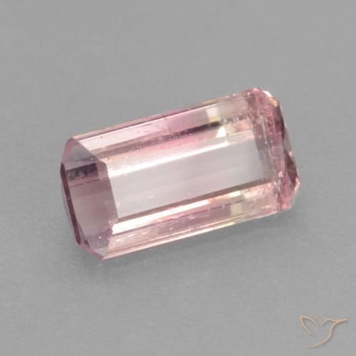Tormalina Bi-Colore naturale da 0.94 ct, Ottagonale / Taglio smeraldo, SI