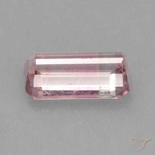 Tormalina Bi-Colore naturale da 0.94 ct, Ottagonale / Taglio smeraldo, SI
