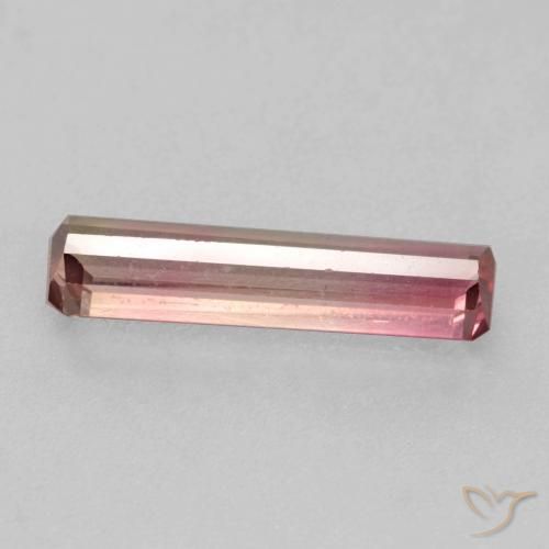 Tormalina Rosa arancio naturale da 1.86 ct, Ottagonale / Taglio smeraldo, VS