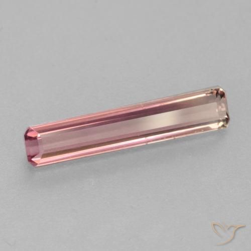 Tormalina Rosa gomma da masticare naturale da 1.45 ct, Ottagonale / Taglio smeraldo, VS