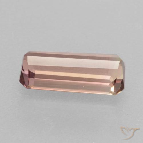 Tormalina Rosa chiaro naturale da 1.65 ct, Ottagonale / Taglio smeraldo, VVS-VS