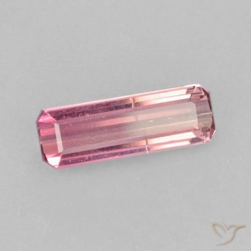 Tormalina Rosa chiaro naturale da 1.57 ct, Ottagonale / Taglio smeraldo, VS-SI