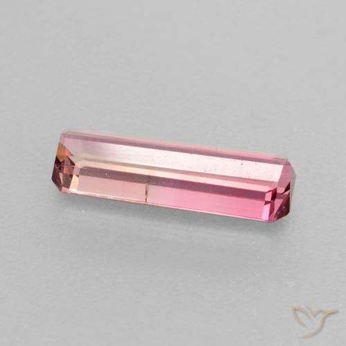 Tormalina Rosa chiaro naturale da 1.57 ct, Ottagonale / Taglio smeraldo, VS-SI