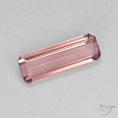 Tormalina Rosa arancio naturale da 1.46 ct, Ottagonale / Taglio smeraldo, VS