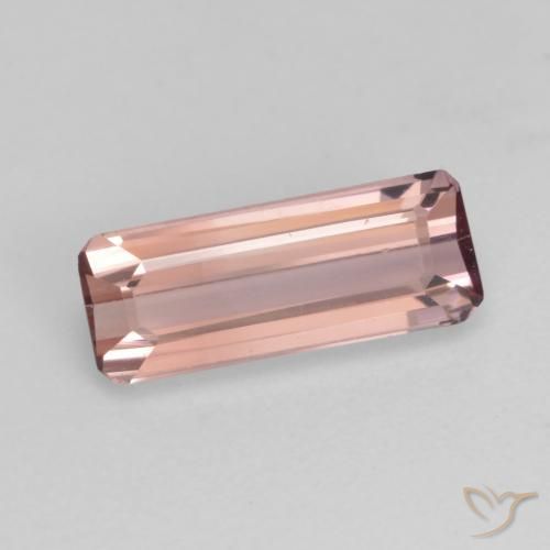 Tormalina Rosa medio naturale da 1.15 ct, Ottagonale / Taglio smeraldo, VS
