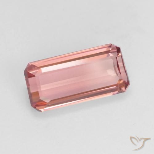 Tormalina Rosa medio naturale da 1.47 ct, Ottagonale / Taglio smeraldo, VS