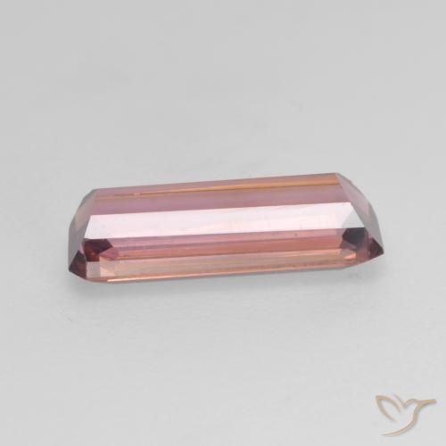 Tormalina Rosa arancio naturale da 1.28 ct, Ottagonale / Taglio smeraldo, VS