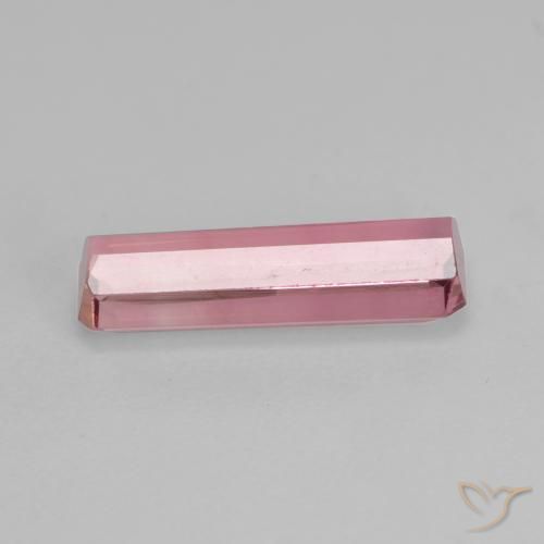 Tormalina Rosa chiaro naturale da 1.45 ct, Ottagonale / Taglio smeraldo, VS