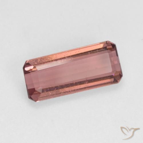 Tormalina Rosa medio naturale da 1.19 ct, Ottagonale / Taglio smeraldo, SI