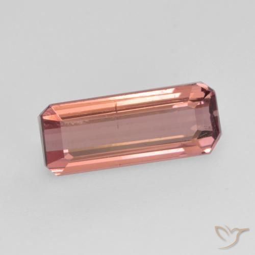 Tormalina Rosa medio naturale da 1.22 ct, Ottagonale / Taglio smeraldo, VS-SI