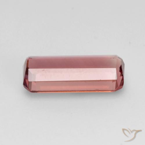 Tormalina Rosa medio naturale da 1.48 ct, Ottagonale / Taglio smeraldo, VVS-VS