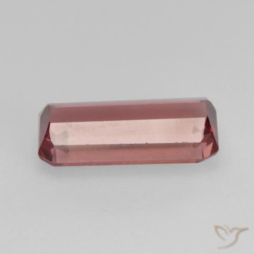 Tormalina Rosa medio naturale da 1.36 ct, Ottagonale / Taglio smeraldo, VVS-VS