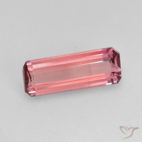 Tormalina Rosa arancio naturale da 1.14 ct, Ottagonale / Taglio smeraldo, VS-SI
