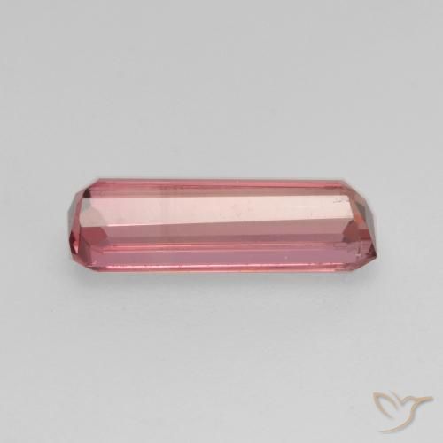 Tormalina Rosa arancio naturale da 1.14 ct, Ottagonale / Taglio smeraldo, VS-SI