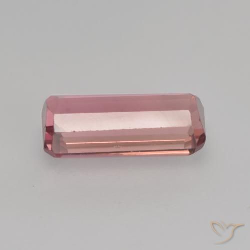 Tormalina Rosa medio naturale da 1.16 ct, Ottagonale / Taglio smeraldo, VVS-VS