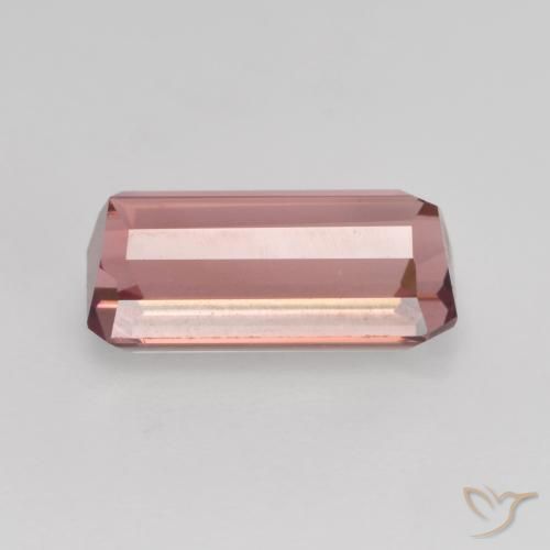 Tormalina Rosa rosa naturale da 1.88 ct, Ottagonale / Taglio smeraldo, VVS-VS