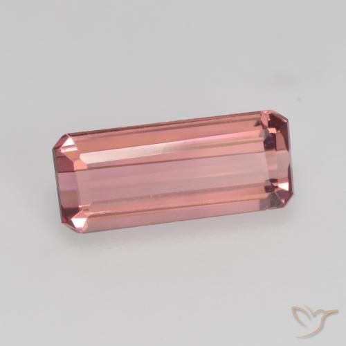 Tormalina Rosa arancio naturale da 1.45 ct, Ottagonale / Taglio smeraldo, VS