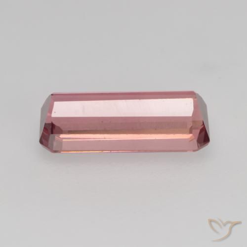 Tormalina Rosa arancio naturale da 1.45 ct, Ottagonale / Taglio smeraldo, VS