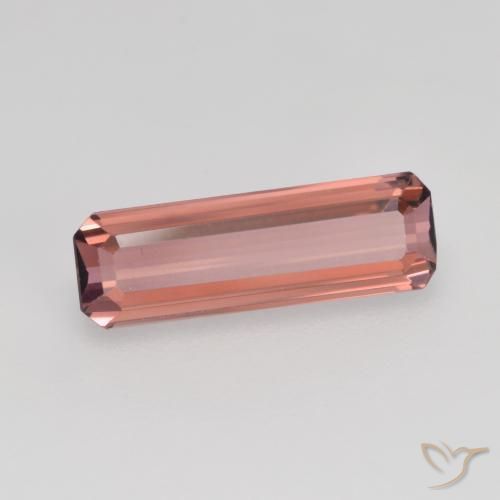 Tormalina Rosa medio naturale da 1.04 ct, Ottagonale / Taglio smeraldo, VVS-VS
