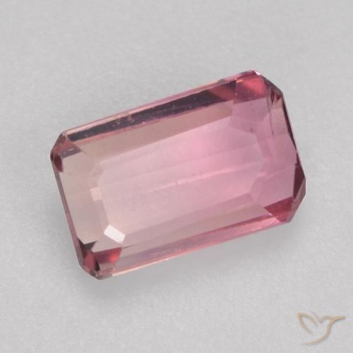 Tormalina Gomma da masticare rosa chiaro naturale da 0.58 ct, Ottagonale / Taglio smeraldo, VS