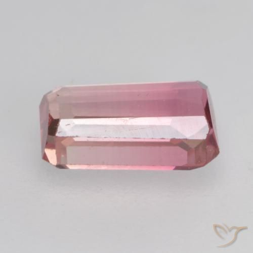Tormalina Gomma da masticare rosa chiaro naturale da 0.58 ct, Ottagonale / Taglio smeraldo, VS