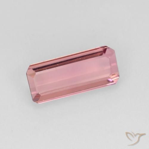Tormalina Tono rosa gomma da masticare naturale da 0.93 ct, Ottagonale / Taglio smeraldo, VS