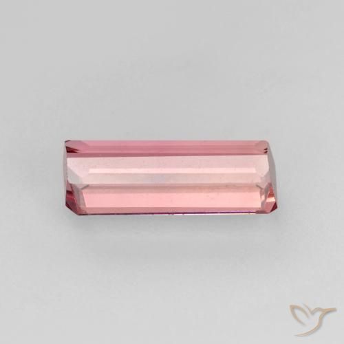 Tormalina Tono rosa gomma da masticare naturale da 0.93 ct, Ottagonale / Taglio smeraldo, VS