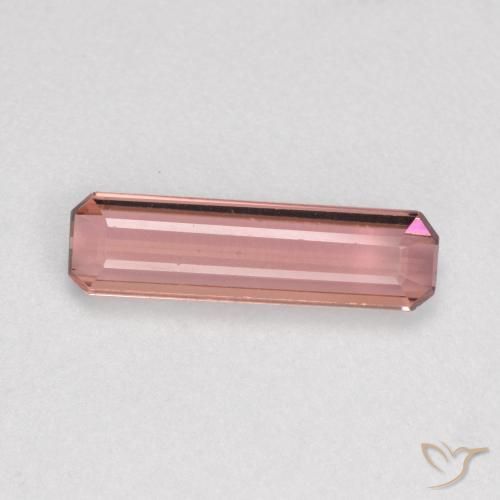 Tormalina Rosa medio naturale da 0.90 ct, Ottagonale / Taglio smeraldo, VS