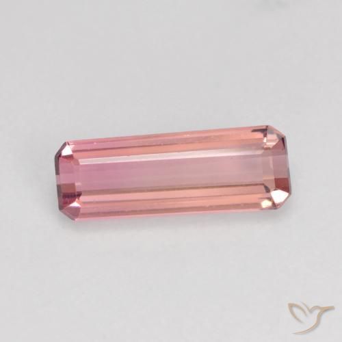 Tormalina Light Candy Apple Red naturale da 0.90 ct, Ottagonale / Taglio smeraldo, VS