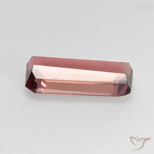 Tormalina Rosa rosa naturale da 0.92 ct, Ottagonale / Taglio smeraldo, VS